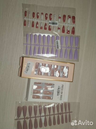 Накладные ногти длинные