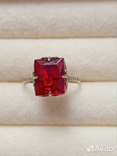 Серебряное кольцо СССР 875 проба