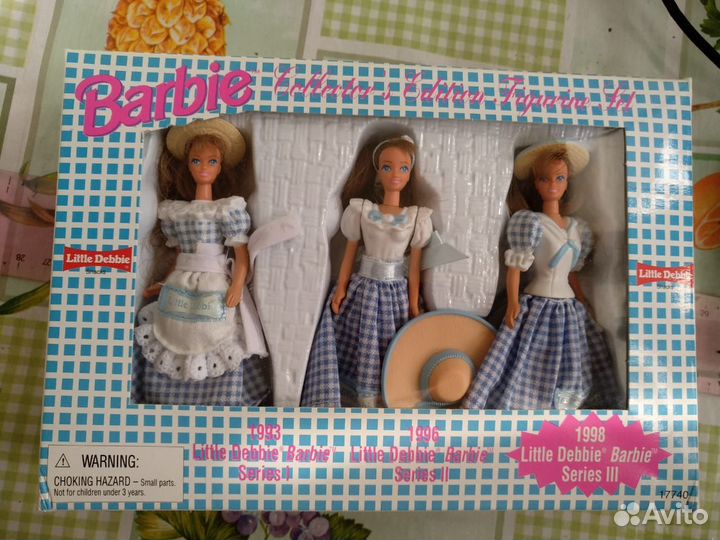 Набор из 3 фигурок-куколок Little Debbie Barbie
