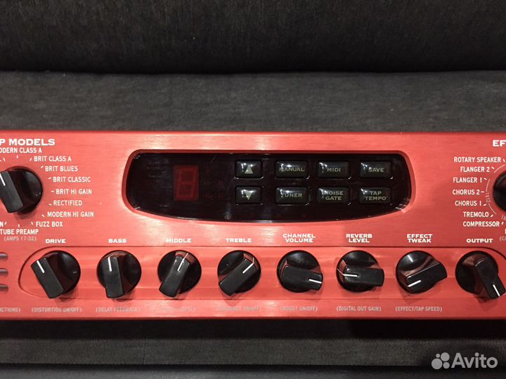 Гитарный процессор Line 6 pod pro + foot board