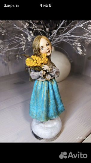 Ватные елочные игрушки