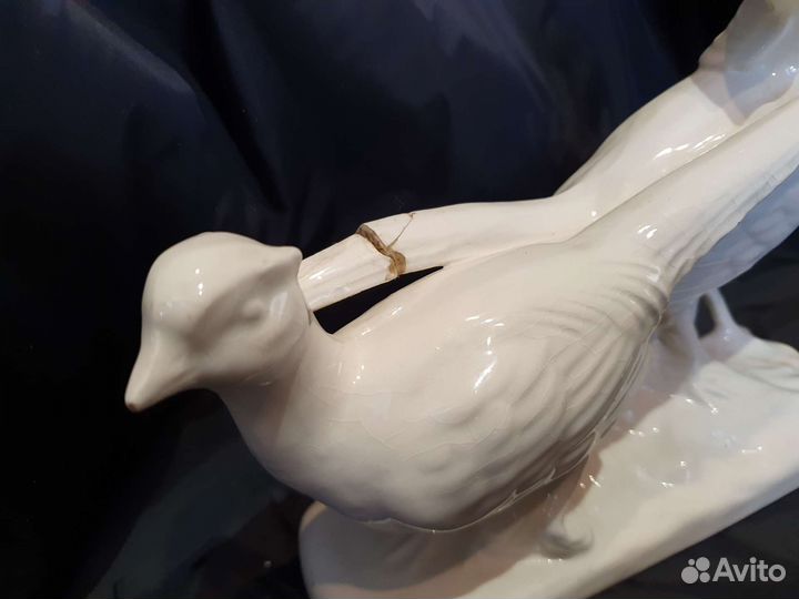 Голуби, фарфор