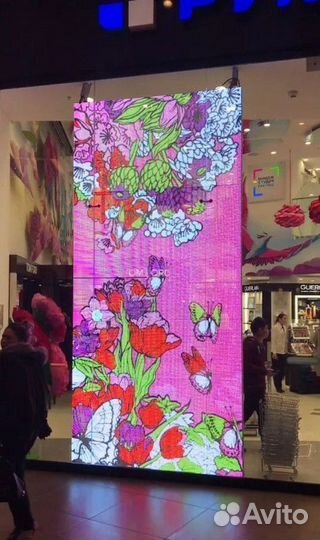 Светодиодный прозрачный экран / Билборд