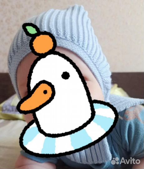 Шапка шлем демисезонный 42