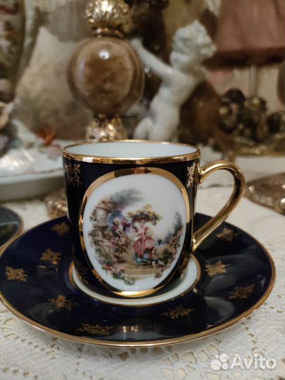 Кофейные пары Limoges Лимож. Наполеон и Жозефина