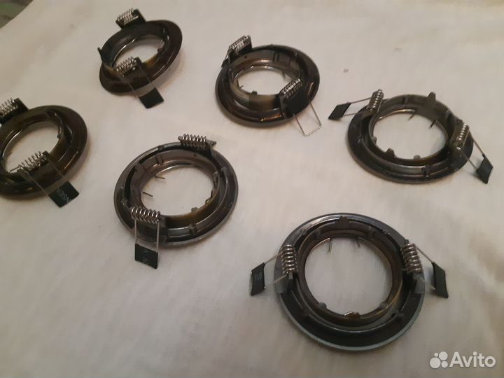 Светильники точечные потолочные - металл, 6 шт