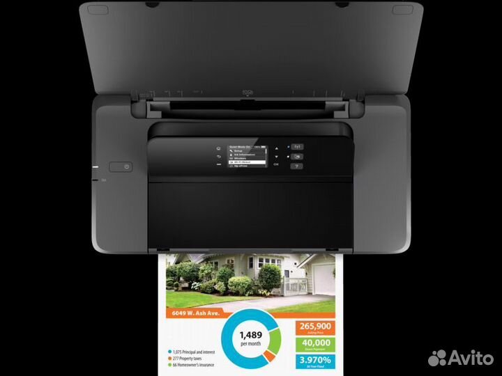 Мобильный цветной принтер HP OfficeJet 202