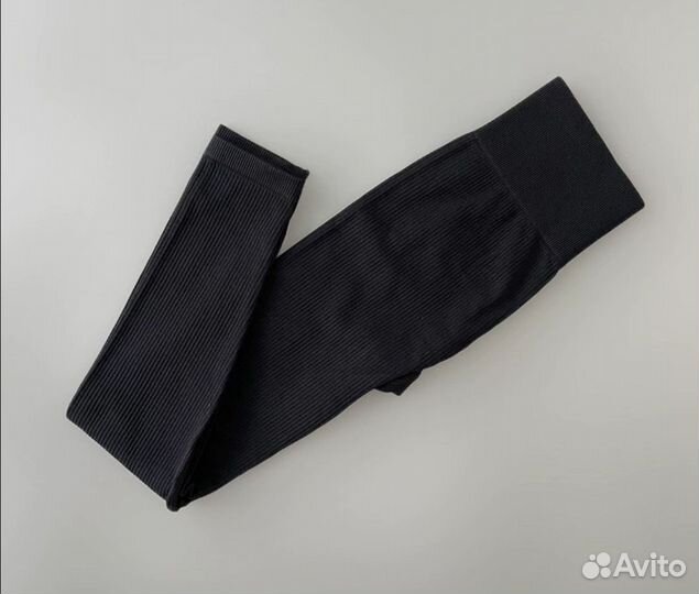 Лосины в рубчик