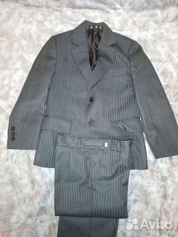 Чёрный костюм тройка для мальчика