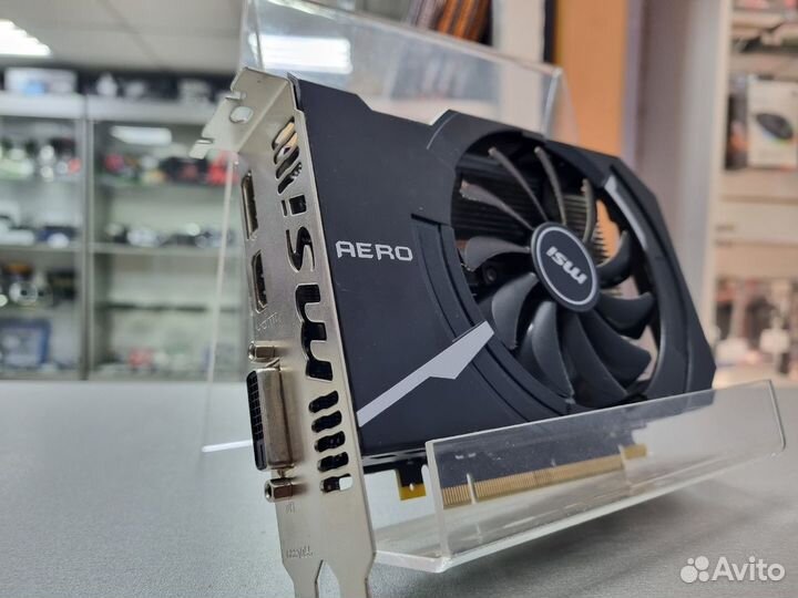 Видеокарта MSI GTX 1050 Aero ITX 2Gb OC