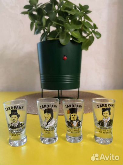 Набор рюмок Польша новый