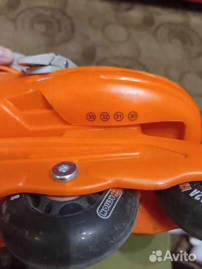 Роликовые коньки детские раздвижные 30-33