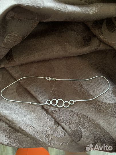Серебряное колье