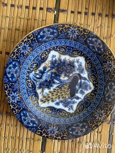 Чашка с блюдцем костяной фарфор Япония