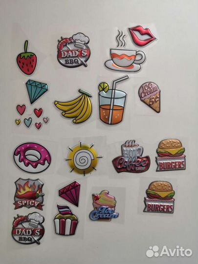 Наклейки объемные