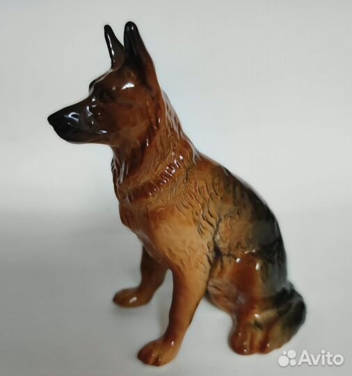 Овчарка фарфор статуэтка собаки