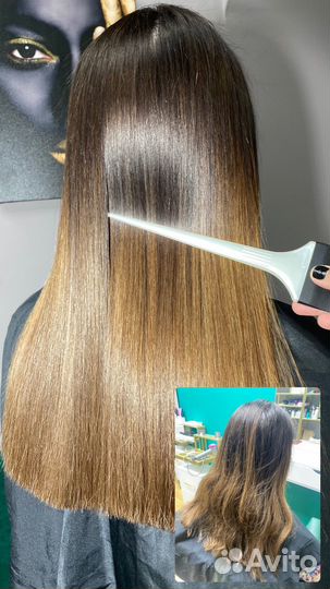 Выпрямление и восстановление волос
