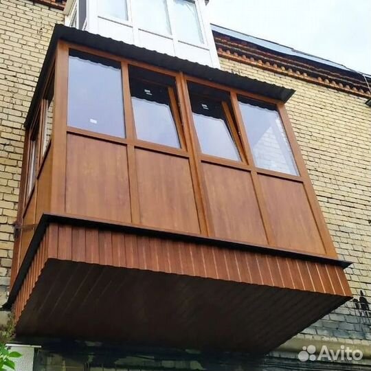 Отделка балконов и лоджий