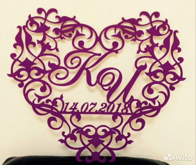 Монограмма на свадьбу
