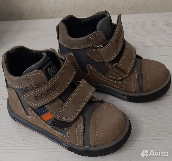 Ботинки кожаные minimen осень-весна