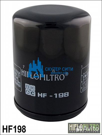 Фильтр масляный hiflo filtro HF198 Polaris 800 EFI