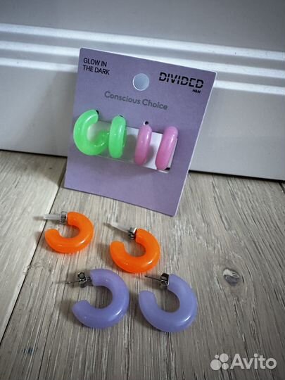 Серьги новые H&M