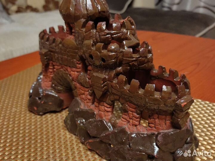 Декор для аквариума. Башня замка