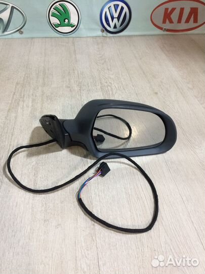 Зеркало с подсветкой Skoda Octavia A5 Октавия 9pin