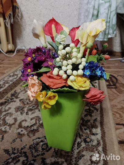 Букет из полимерной глины