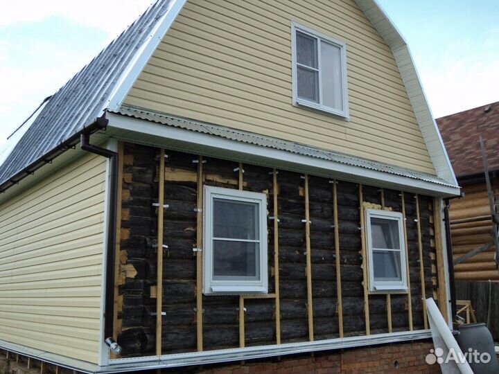 Утепление домов / Обшивка домов сайдингом