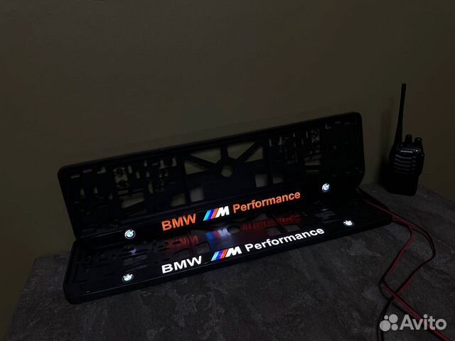 Номерная рамка c вашим логотипом и дизайном