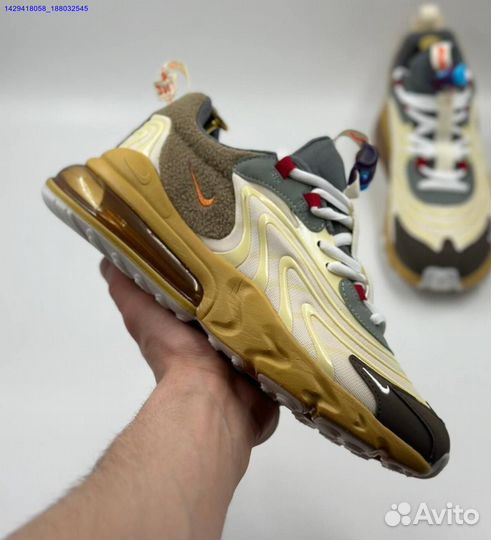 Кроссовки Nike Air Max 270 React Travis Scott (Арт.11533)