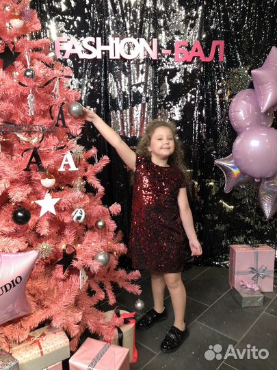 Елка искусственная 210 розовая