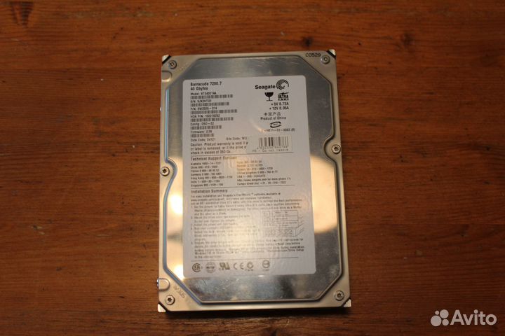 Жесткий диск Seagate Barracuda 40gb