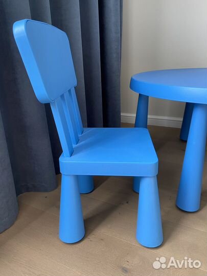 Детский стол и стуля IKEA маммут