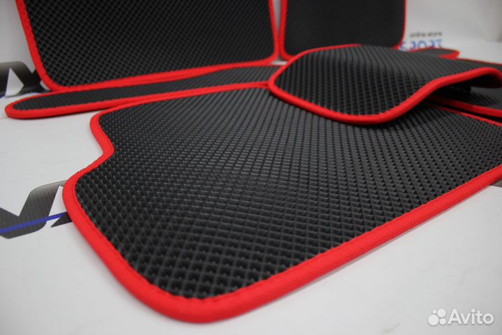 Коврики Eva с 3D лапой на Лада Приора и 2110