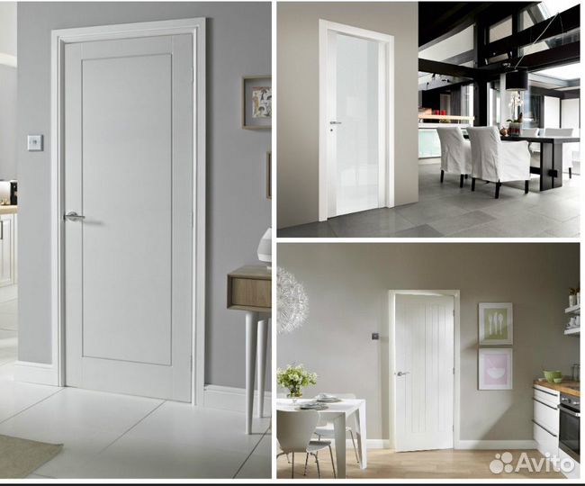Межкомнатные двери 700х2000 с остеклением под ключ