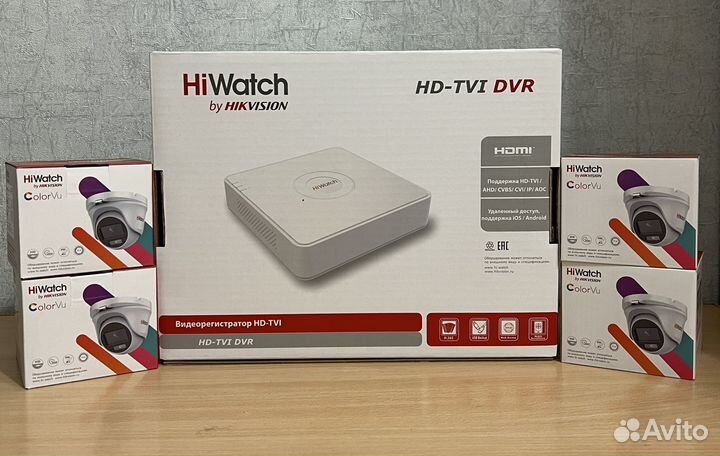 Colorvu Комплект видеонаблюдения 5 Мп Colorfull