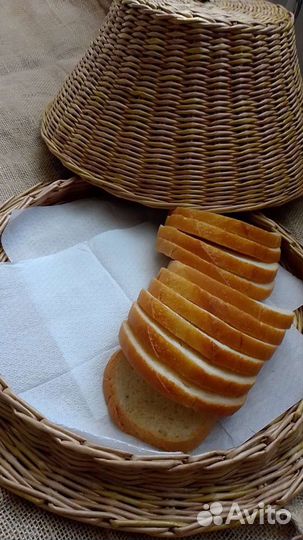 Хлебница плетёная из лозы