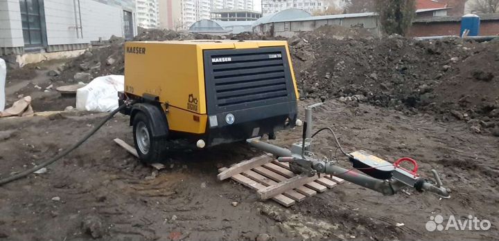 Аренда компрессора дизельный передвижной