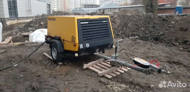 Аренда компрессора дизельный передвижной