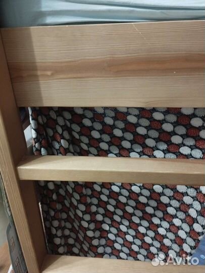 Двухъярусная кровать бу с матрасами