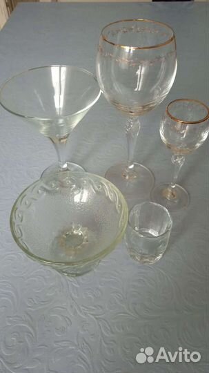 Рюмки фужеры