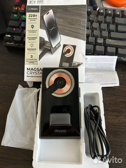 Беспроводная зарядая станция Deppa