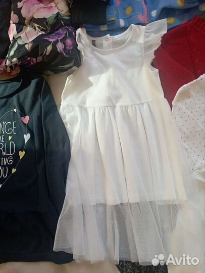 Большой пакет вещей для девочки 98-104(22 вещи)