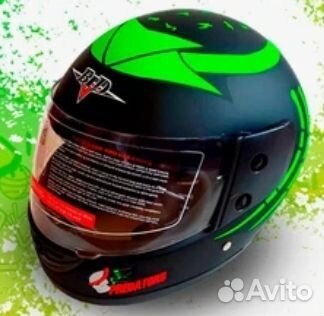Мотошлем BLD 825 в нормальном состоянии