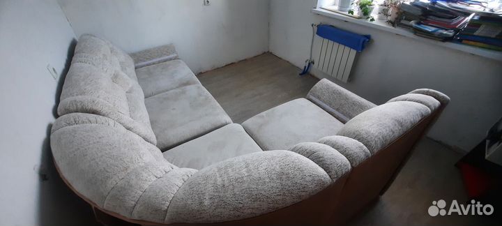 Большой угловой диван раскладной бу