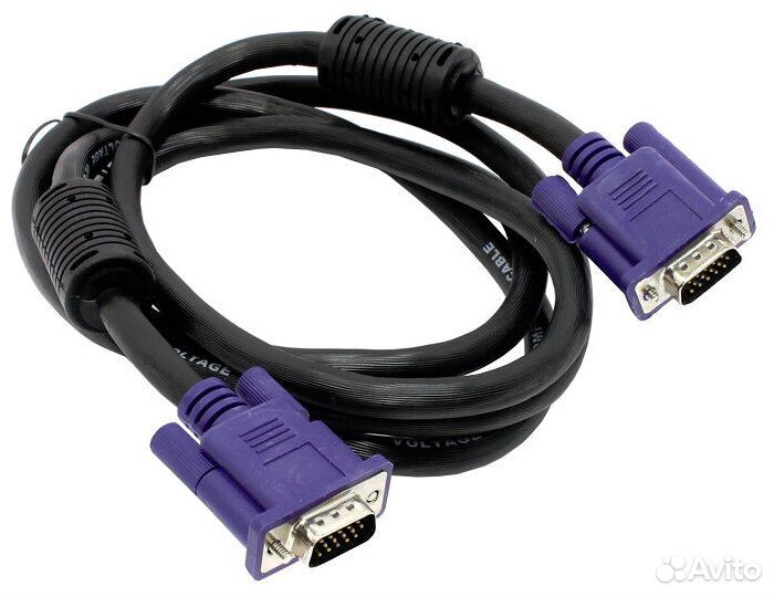 Кабель Aopen svga - svga (ACG341AD) 1.8 м, черный