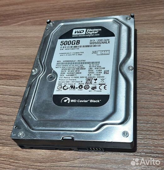 HDD Western Digital WD5002aalx 500 гб SATA