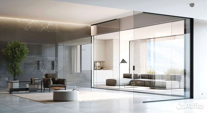 Перегородки стеклянные для офиса